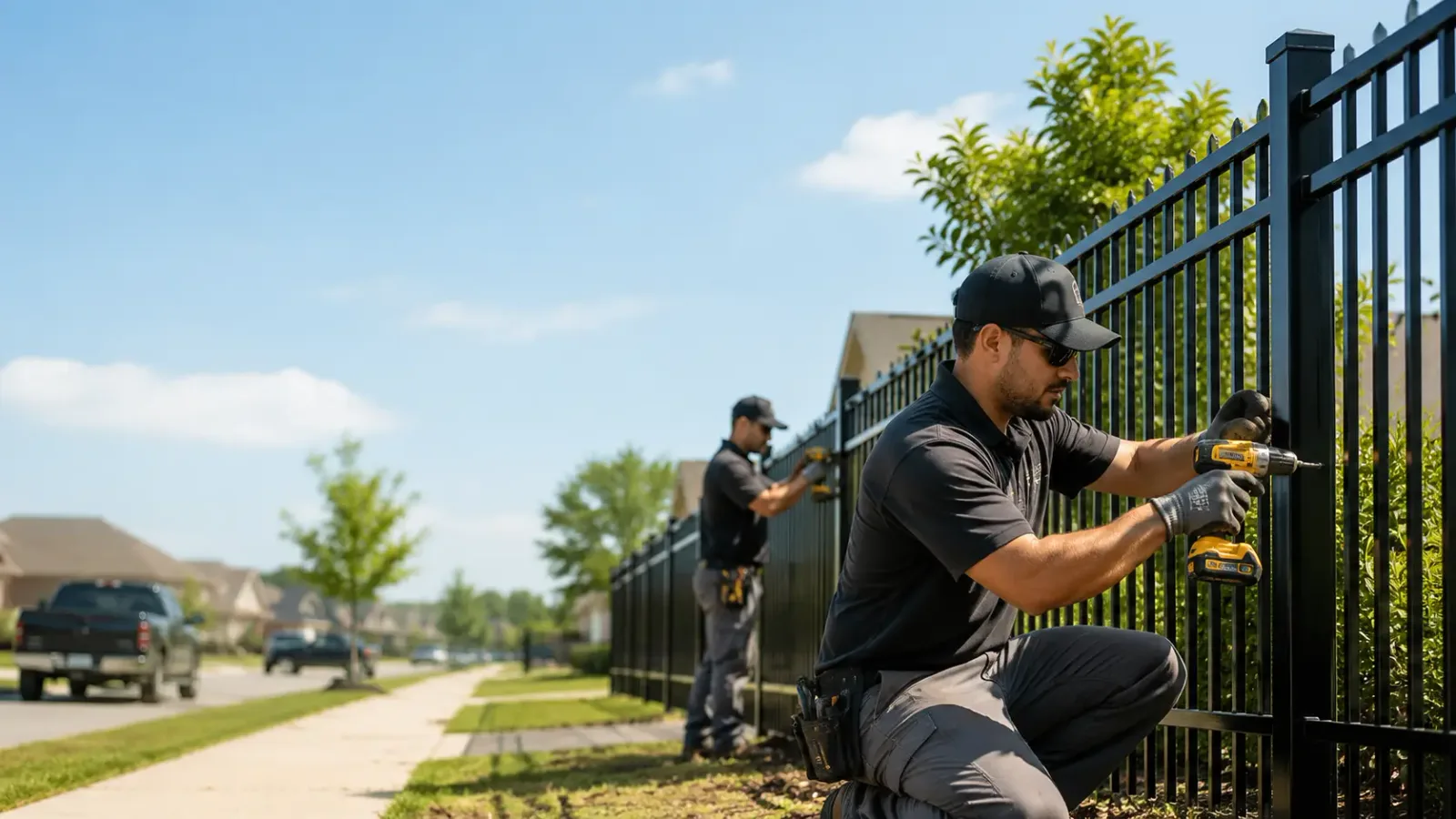Metal Fence Installation in Cromona, KY